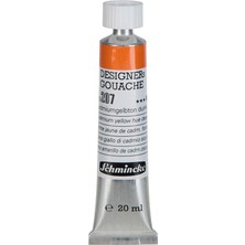 Schmincke  Designers' Gouache  Tüp Guaj Boya  20 ml  207 Cadmium Yellow Deep