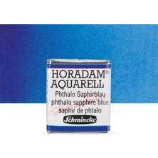 Schmincke  Horadam  Yarım Tablet Sulu Boya  Phthalo Sapphire Blue