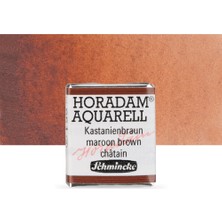 Schmincke  Horadam  Yarım Tablet Sulu Boya  Maroon Brown