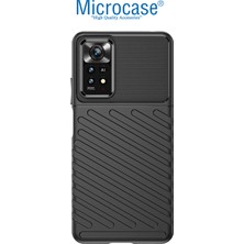 Microcase Xiaomi Redmi Note 11 Pro 5g (Global) Thunder Serisi Darbeye Dayanıklı Silikon Kılıf - Siyah