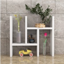 Flora Design Flora Viola Mutfak / Kozmetik Rafı / Tezgah Üstü Raf (Beyaz)