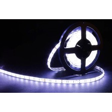 Tawitec 5 Metre 3 Çipli Silikonlu Beyaz Şerit Led - 5050 Smd