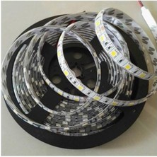 Tawitec 5 Metre 3 Çipli Silikonlu Beyaz Şerit Led - 5050 Smd