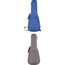 St Sports Gitar Kılıfı Oxford Kumaş Toz Geçirmez Gitar Konteyneri Ukulele Kılıf Mavi+Gri (Yurt Dışından)