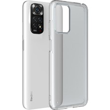 Microcase Xiaomi Redmi Note 11 Pro Global 2022 Luna Serisi Köşe Korumalı Sert Rubber Kılıf - Şeffaf