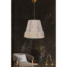 Hmydesign Tresse Corde El Yapımı Krem Avize