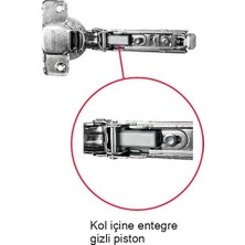 Hafele Frenli Düz Menteşe+Taban