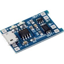 741 Elektronik TP4056 1A Lityum Batarya Şarj Modülü
