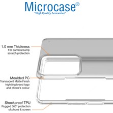 Microcase Xiaomi 11T Luna Serisi Köşe Korumalı Sert Rubber Kılıf - Şeffaf