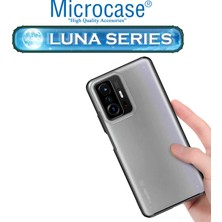 Microcase Xiaomi 11T Luna Serisi Köşe Korumalı Sert Rubber Kılıf - Siyah