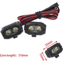 Dynwave Rc Farlar Yedek Parça Aksesuarları 1:10 Modifikasyon Arabası Trawler 2pcs Işık (Yurt Dışından)