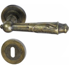 Nobel Pars Antik Rozetli Kapı Kolu Takım Oda