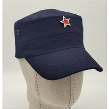 Bite Nose Castro Kızıl Yıldız Şapka Unisex Arkandan Ayarlanabilir