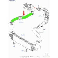 Otosan Focus Mondeo Galaxy Kuga Turbo Intercooler Hortumu 2.0 Motor