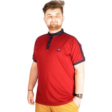 ModeXL T-Shirt Polo Hkm Yaka Pike Mode Team 21556 Bordo