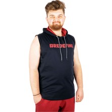 ModeXL Büyük Beden Erkek Kolsuz Kapşon Redefine 21127 Lacivert