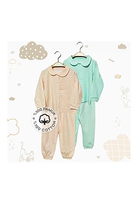 Baby West Kız Çocuk Pamuklu Pijama Takımı Modelleri Çocuk Giyim Bebek Kıyafetleri Mevsimlik Takımlar
