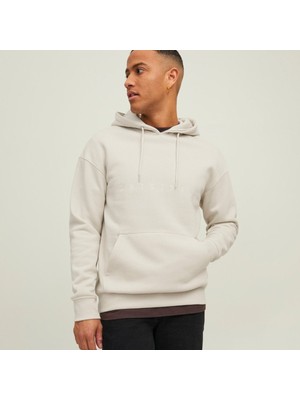 Jack & Jones Erkek Kapşonlu Sweatshirt 12176864