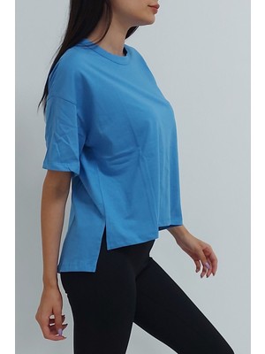Luwi Shopping Basic Tişört Mavi