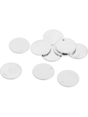 Lanfy 10 Parça Metal Damlası Yuvarlak Daire Disk Dangle Bırak Küpe Kadınlar Için Çapı 1 cm (Yurt Dışından)