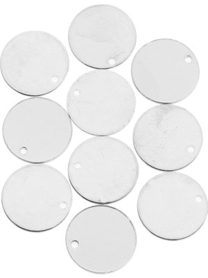 Lanfy 10 Parça Metal Damlası Yuvarlak Daire Disk Dangle Bırak Küpe Kadınlar Için Çapı 1 cm (Yurt Dışından)