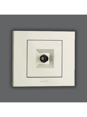 Ovivo Grano Beyaz Tv Prizi, F Tipi Çerçeveli