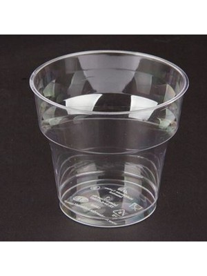 Daha Yok mu Şeffaf Kristal Mika Ekstra Sert Plastik Bardak 180 cc 25 Adet