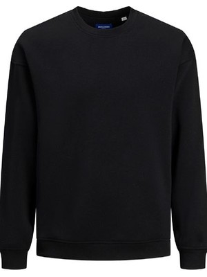 Jack & Jones Jorbrınk Erkek Bisiklet Yaka Sweatshirt-Siyah 12186363 L - Siyah