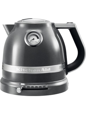 Kitchenaid 5KEK1522EMS Artisan Medallion Silver 1.5 Litre Kettle