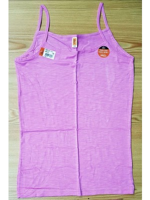 İlke Kadın Likralı Flamlı Ince Askılı Atlet 227 - 3 Adet