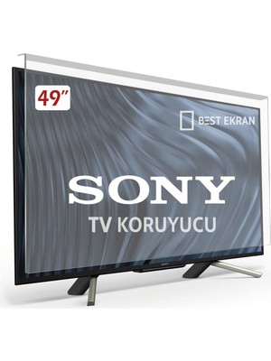 Best Ekran Sony KD-49X8505B Tv Ekran Koruyucu - Sony 49" Inç 123 Ekran Koruyucu