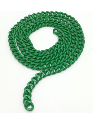 Angel Çanta Aksesuar Renkli Metal Zincir Yeşil 120 cm