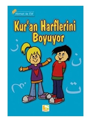 Ahmet İle Elif Kuran Harflerini Boyuyor