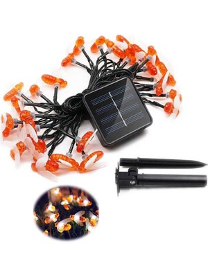 Forlife FL-3259 20W 3200K Günışığı Solar 5 Metre 7 Mod Işık Zinciri