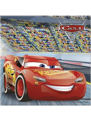 Strongart LDC7999 Balonevi, Cars 3, Kağıt Peçete 20 Adet 33X33 cm