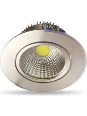 Tawitec 5w Cob Led Spot Lamba 5watt  Renk: Beyaz - Krom Kasa -Nepa