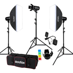 E250 Ws 3’lü Softbox Paraflaş Seti