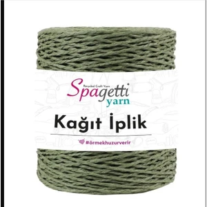 Spagetti Yarn Haki Kağıt Ip