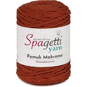 Spagetti Yarn Kiremit Pamuk Makrome