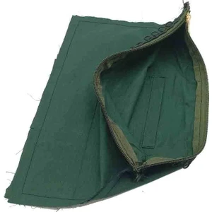 Angel Çanta Aksesuar 20X30 cm Dikilmiş Fermuarlı Astar Koyu Yeşil