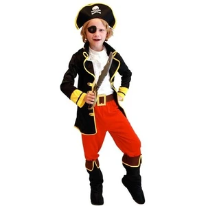 Cadılar bayramı Çocuk Erkek Korsan Şapka Kostüm Cosplay Çocuklar Için Kostüm Cosplay Setleri Doğum Günü Partisi Okul Karnaval Parti Giydir | (Yurt Dışından)
