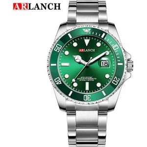 Altın Gümüş Yeşil Su Ghost Paslanmaz Çelik Üst Marka Lüks Rolexable Gmt Submariner Spor Su Geçirmez Klasik Erkekler Saatler | Kuvars Saatler