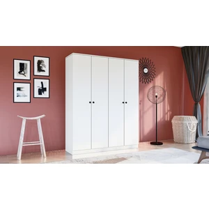 Gm 052 4 Kapılı Düğme Kulplu Gardrop