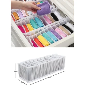 11 Gözlü Çekmece Içi Akordiyon Organizer - Small 11 x 41 x 12