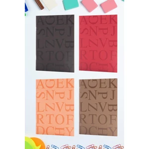 Le Color 4'lü Defter Seti A4 Karton Kapak Çizgili 96 Sayfa