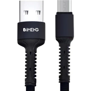 Imeng 3A Usba To Micro Pro Braided Örgülü Data ve Hızlı Şarj Kablosu Siyah