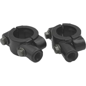 22 Için 1 Çift Motosiklet Yan Ayna Braketi Dış Ayna Alüminyum Kelepçe(Yurt Dışından)