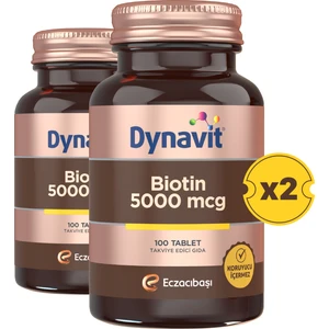 Eczacıbaşı Dynavit Biotin 5000MCG 100 Kapsül 2'li Paket