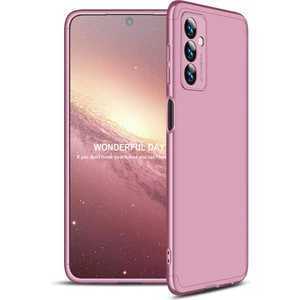 wowacs Samsung Galaxy M23 ile Uyumlu Kılıf 3 Parçalı Tam Koruma Dayanıklı Soft Ince Kılıf