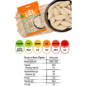 List Nuts Kavrulmuş Kabak Çekirdeği 2 x 180 gr